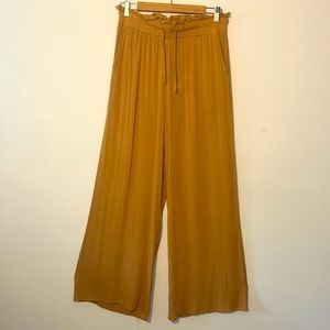 Kendall & Kylie Drawstring Wide Leg Pants Size L